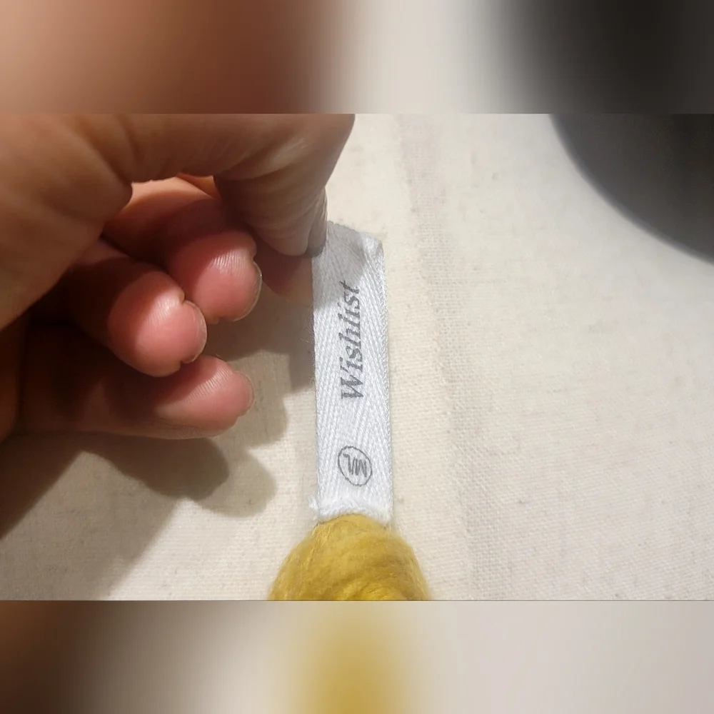 Wish List Chunky Mustard Yellow Balloon Sleeve Sweater – Size M/L - Picture 7 of 7